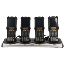 3Pcs Motorola Barecode Scanner MC9090-GF0H9EGA2WR+1Pcs MC9090-GF0HBEGA2WR+Charging Base CHS9000+4001CR_AC Power Adapter (E9)