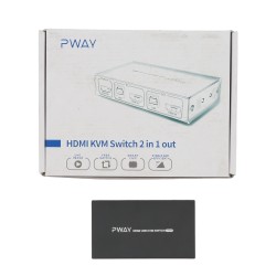 Pway HDMI USB KVM SWITCH 2PORT PW-S7206H (E2)