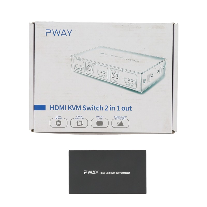 Pway HDMI USB KVM SWITCH 2PORT PW-S7206H (E2)