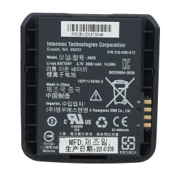 5Pcs Intermec Li-ion Battery AB25 318-039-012 3.7V 3900mAh 14.5Wh (E13)