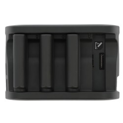 Symbol Charging Base Socle SAC4000-4000CR 12VACDC 3.33A+3Pcs Symbol Lithium Ion Battery 82-90005-04 (E6)