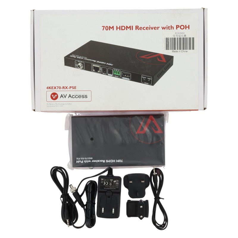 AV Access 70 M HDMI Receiver with PoH 4KEX70-RX-PSE (E2)